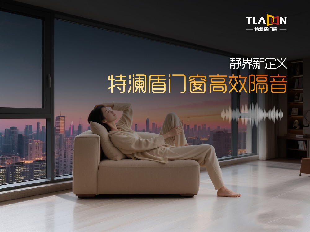 特澜盾门窗高效隔音，静界新定义